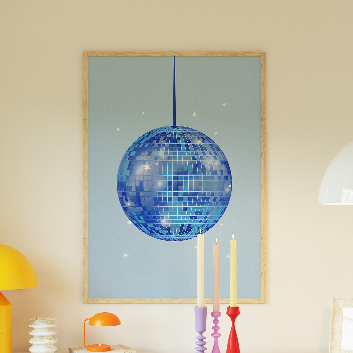 Blue Disco Ball