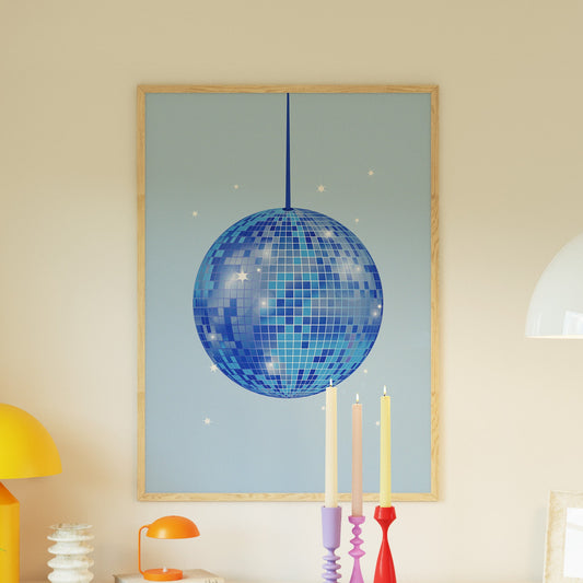 Blue Disco Ball