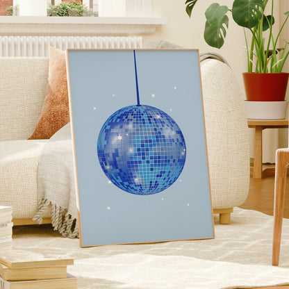 Blue Disco Ball