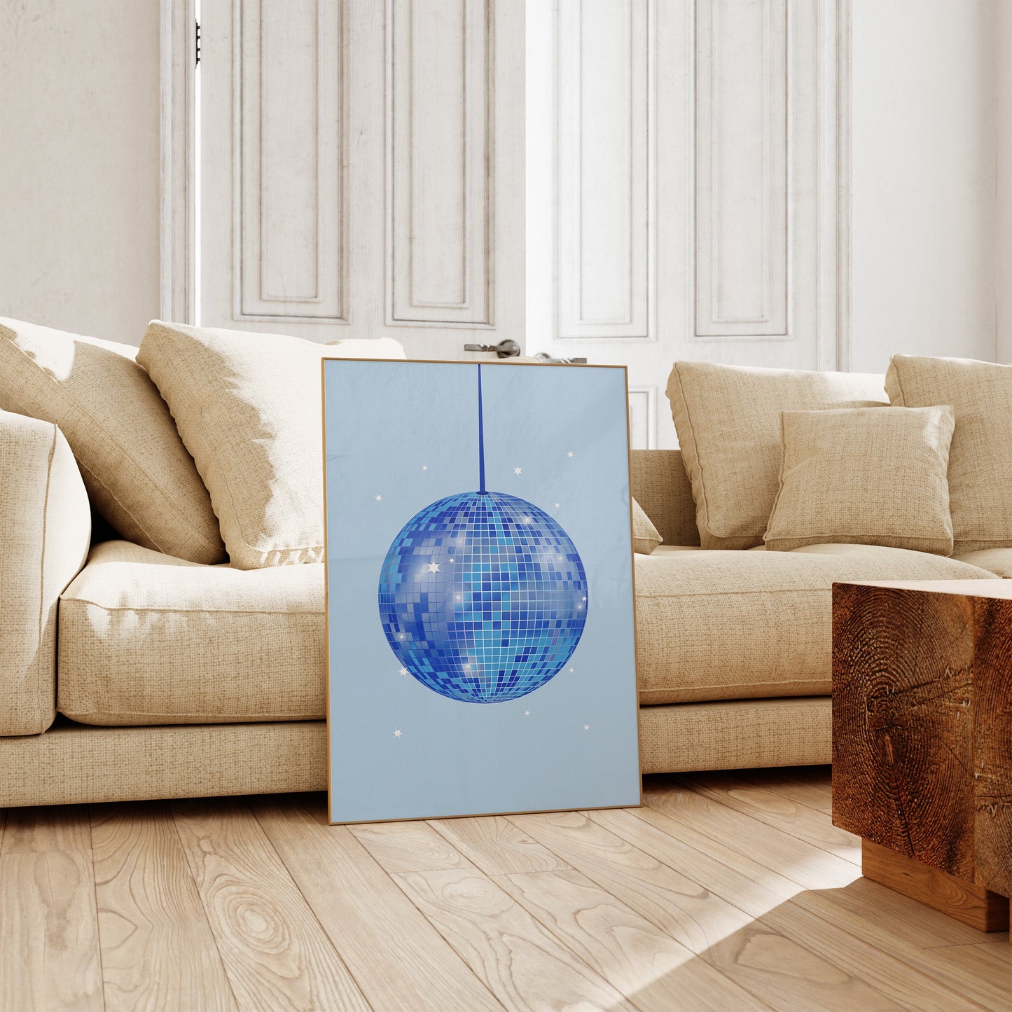 Blue Disco Ball