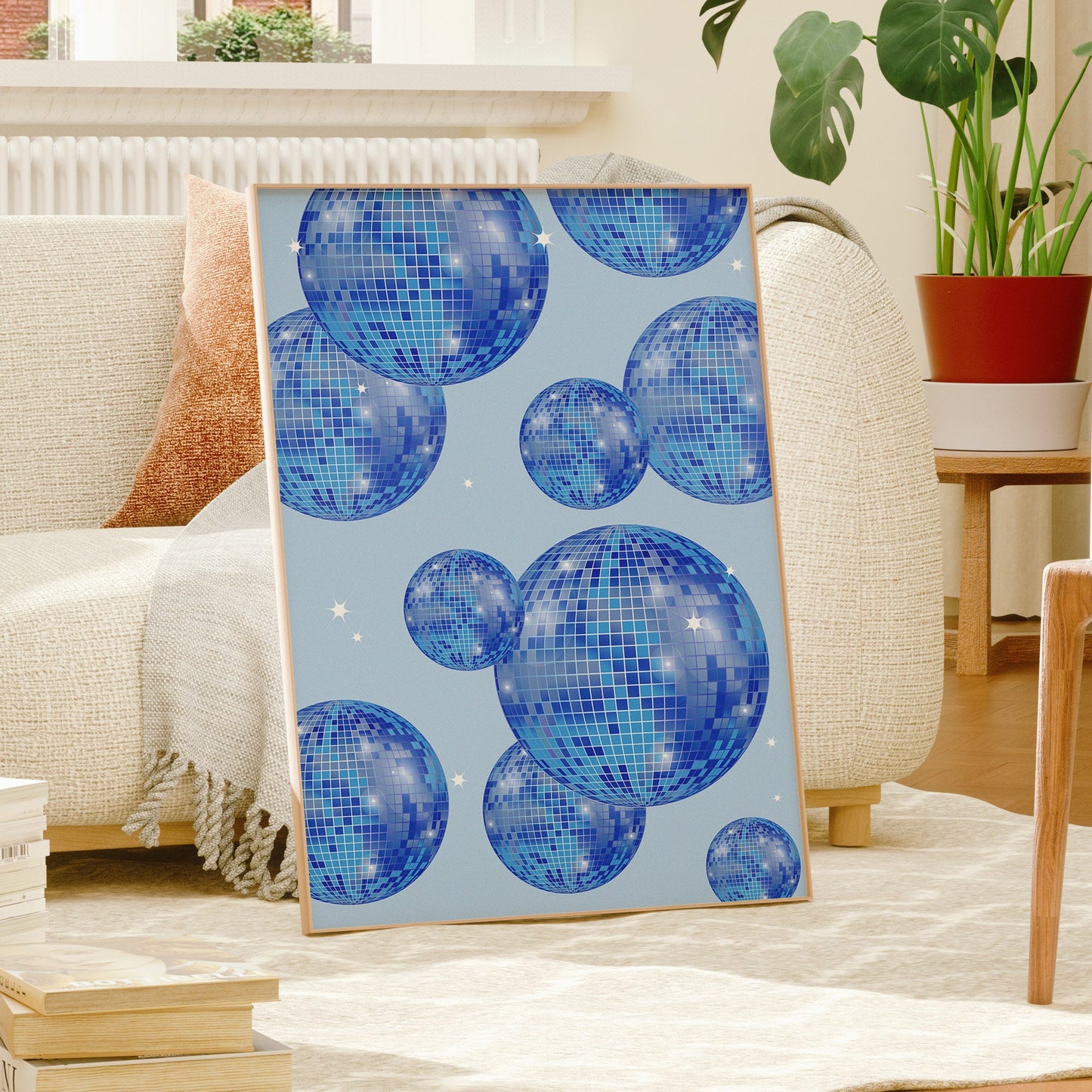 Blue Disco Ball Set
