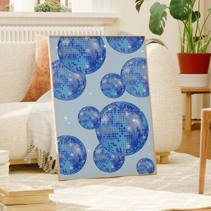 Blue Disco Ball Set