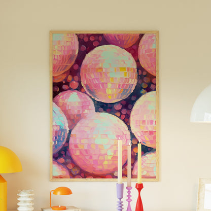 Disco Ball Painting