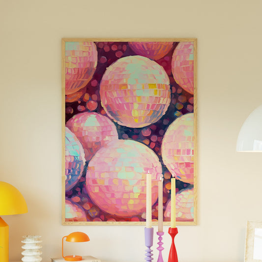 Disco Ball Painting