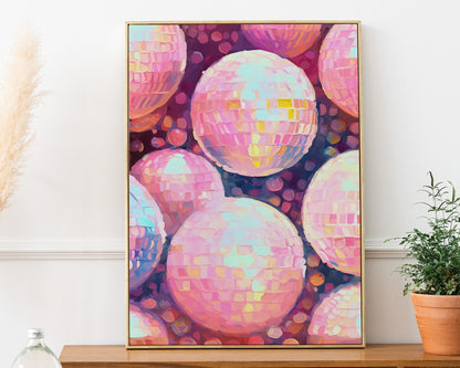 Disco Ball Painting