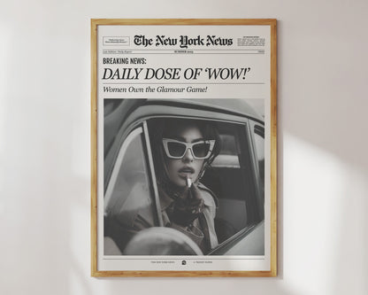 Hot Girls Affirmation Newspaper