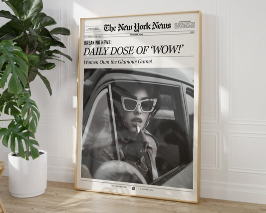 Hot Girls Affirmation Newspaper