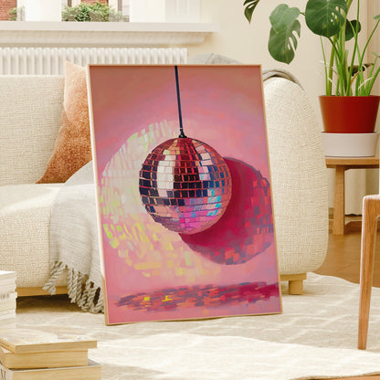 Disco Ball Painting