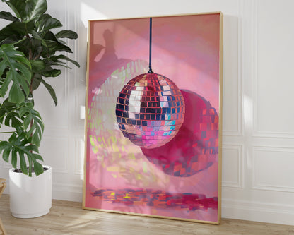 Disco Ball Painting