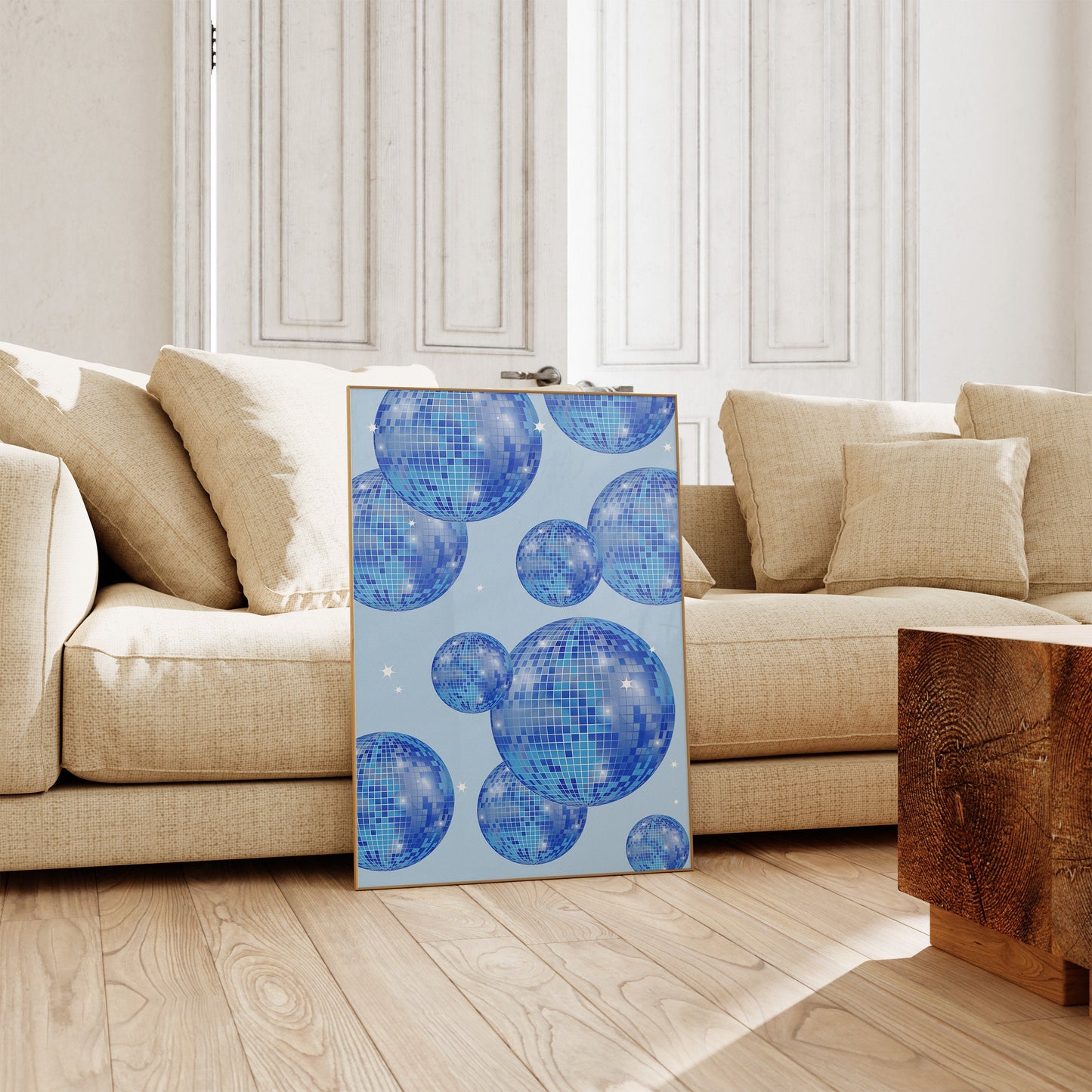 Blue Disco Balls