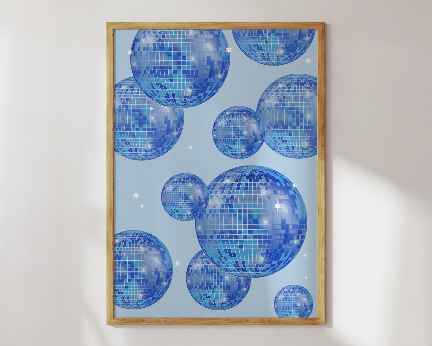 Blue Disco Balls