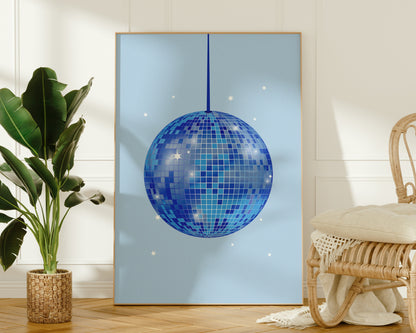 Blue Disco Ball
