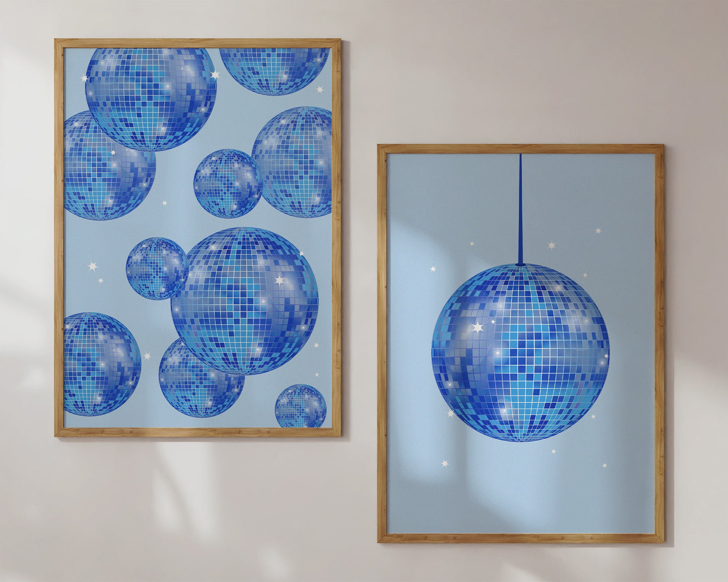 Blue Disco Ball Set
