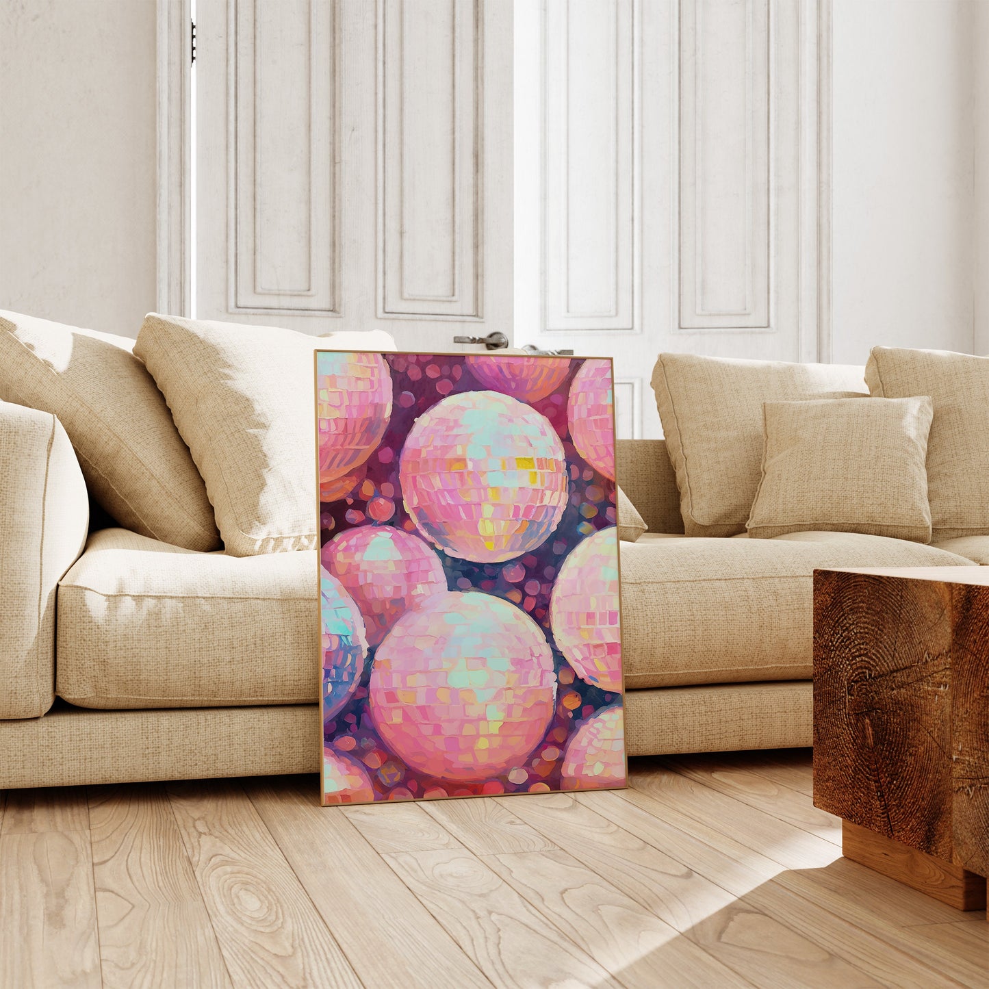 Disco Ball Painting