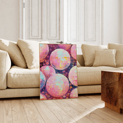 Disco Ball Painting
