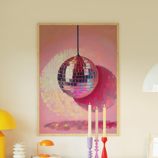 Disco Ball Painting