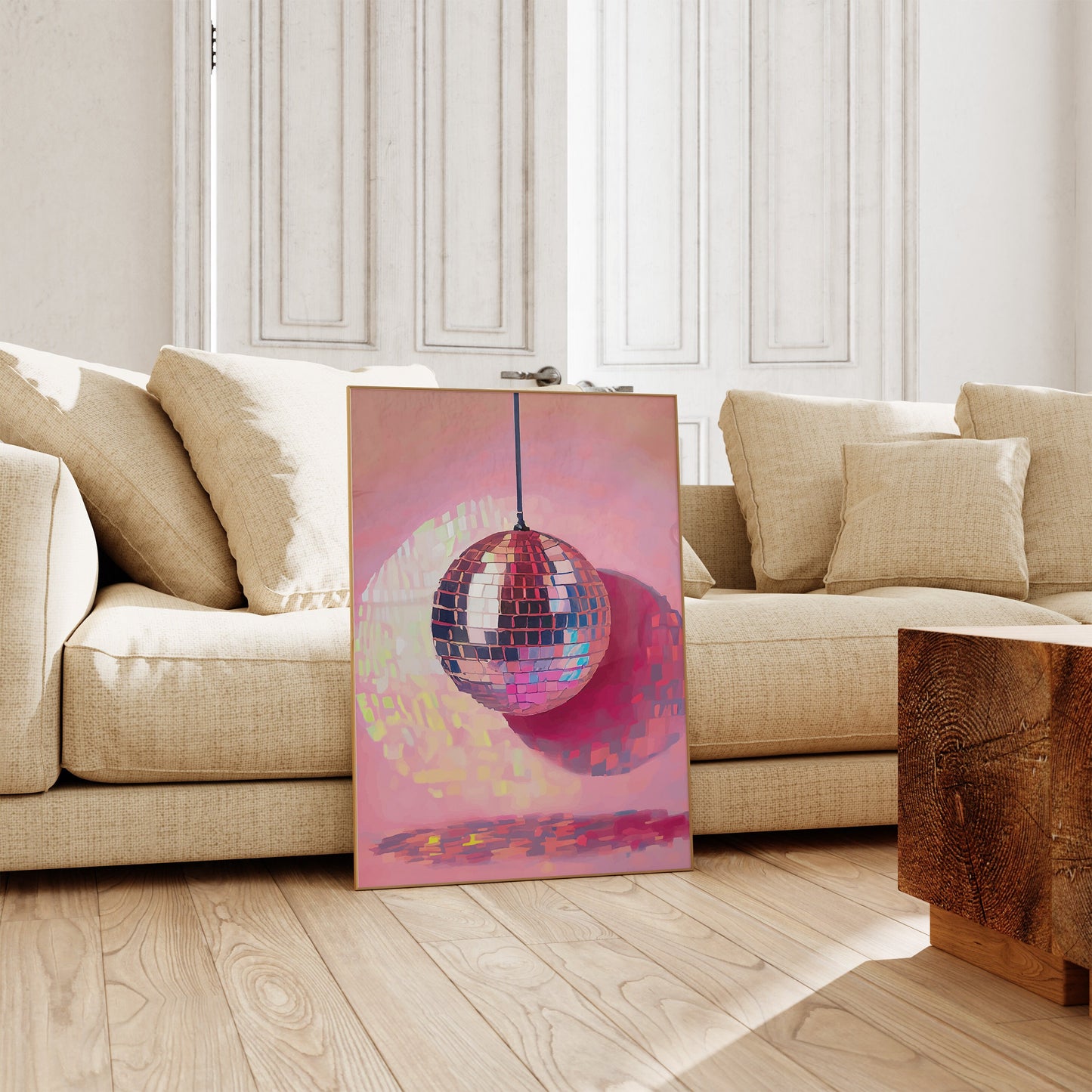 Disco Ball Painting