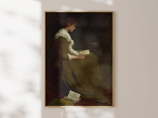 Vintage Moody Woman Portrait