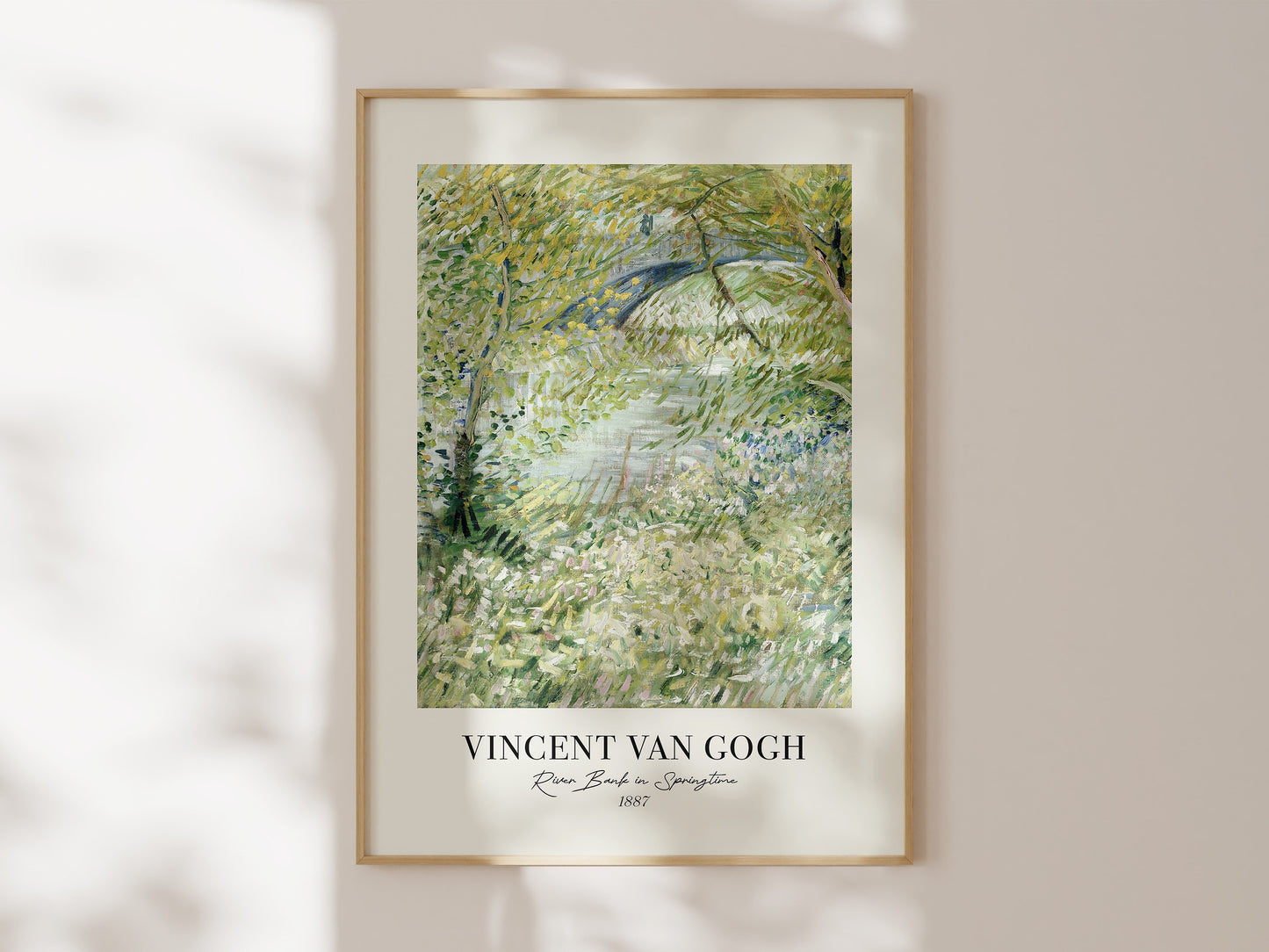 Van Gogh River Bank in Springtime