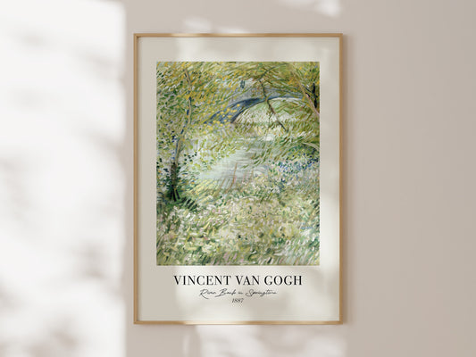 Van Gogh River Bank in Springtime