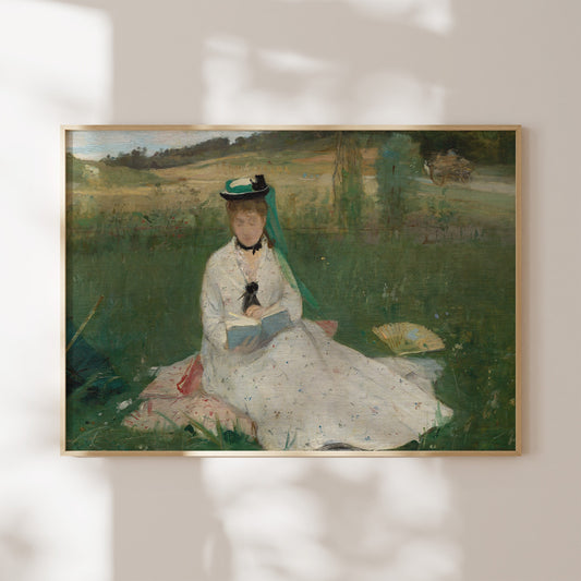 Portrait Woman Reading Book
