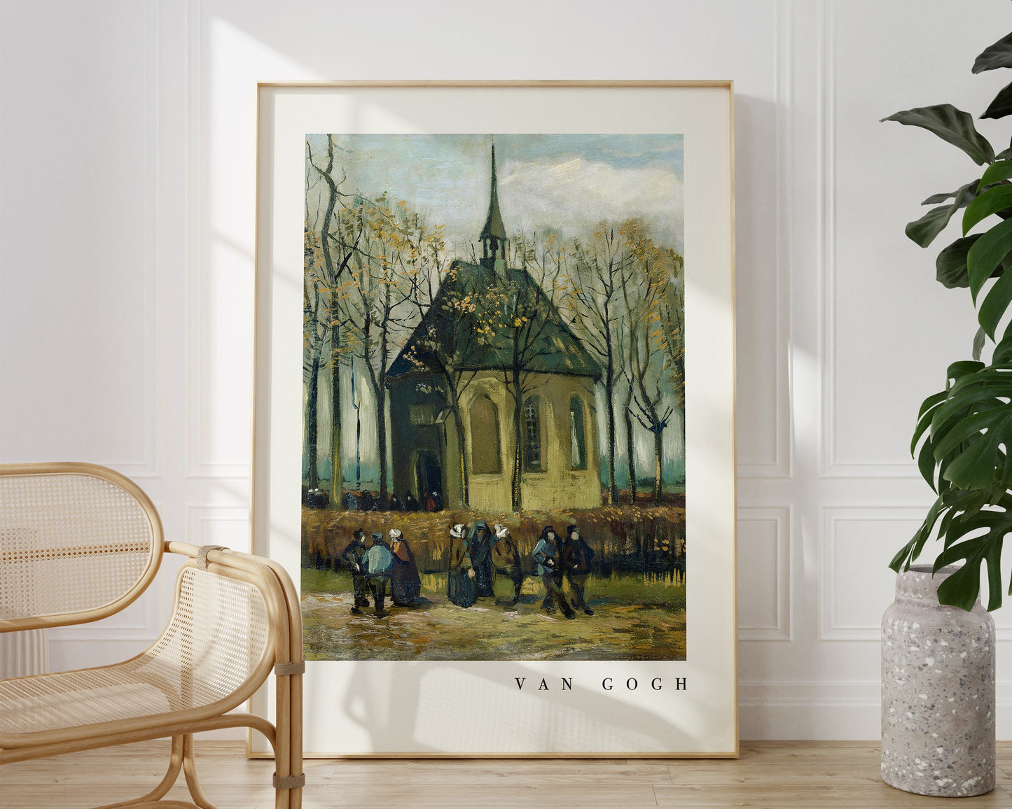 Vincent Van Gogh Church Painting