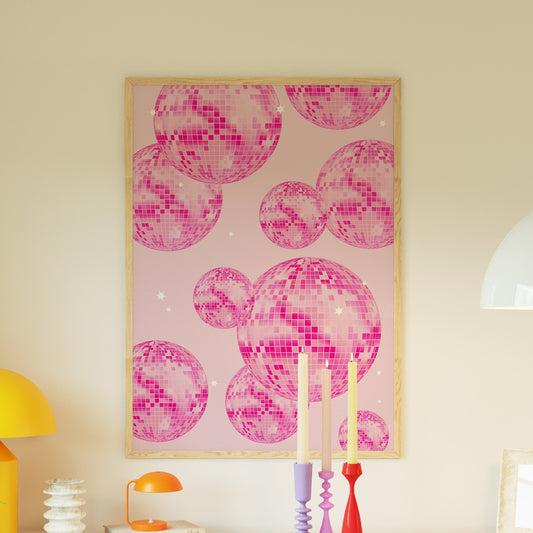 Hot Pink Disco Ball