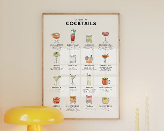 Cocktail Recipes Print