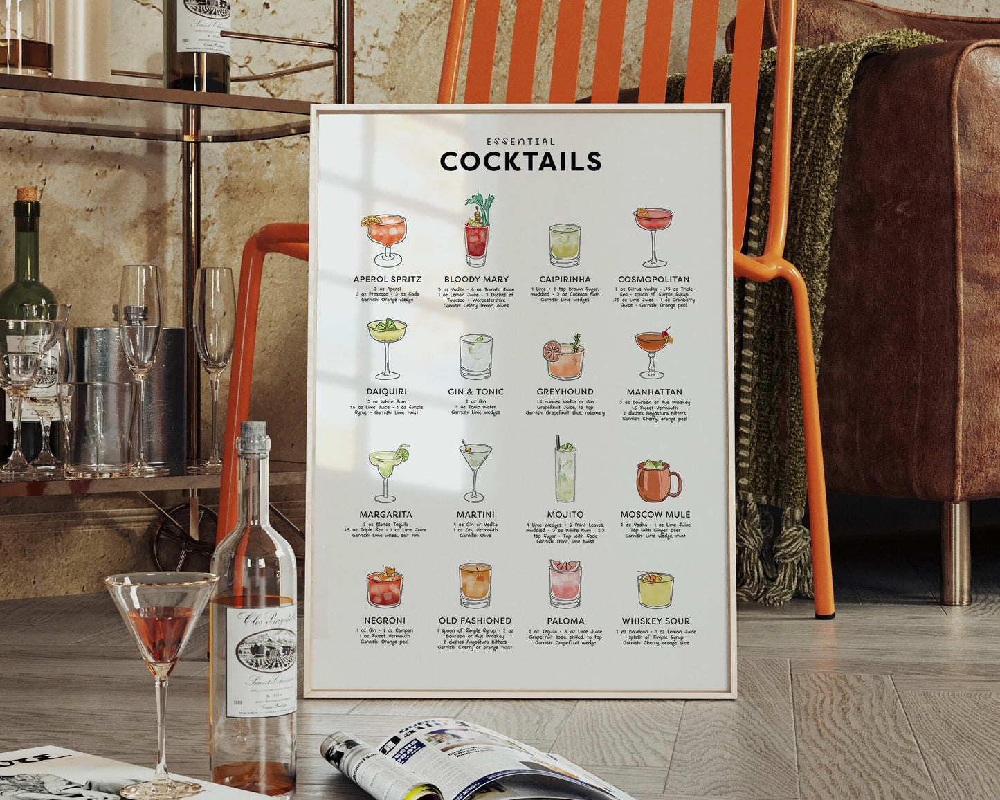 Cocktail Recipes Print