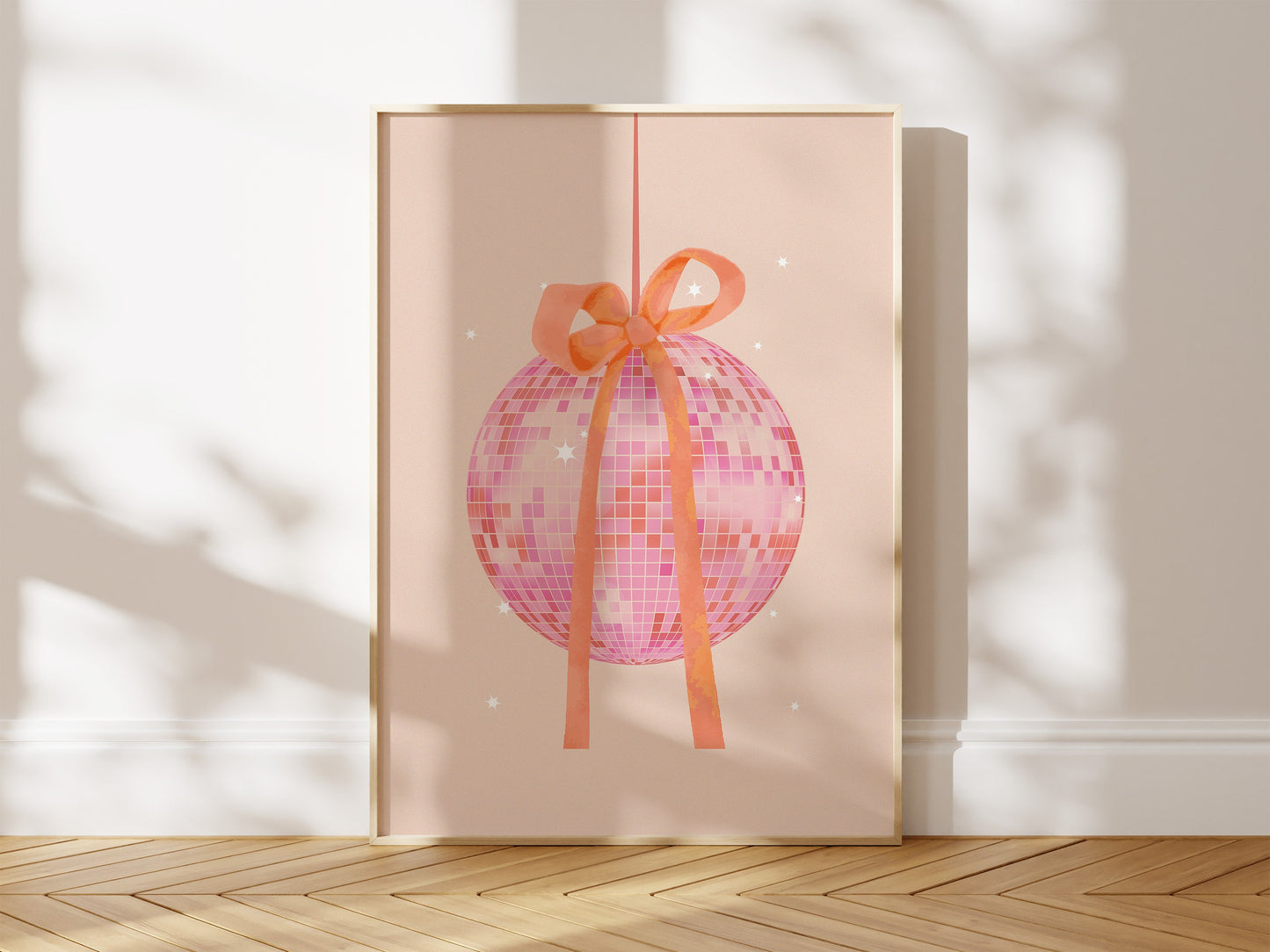 Disco Ball with Bow