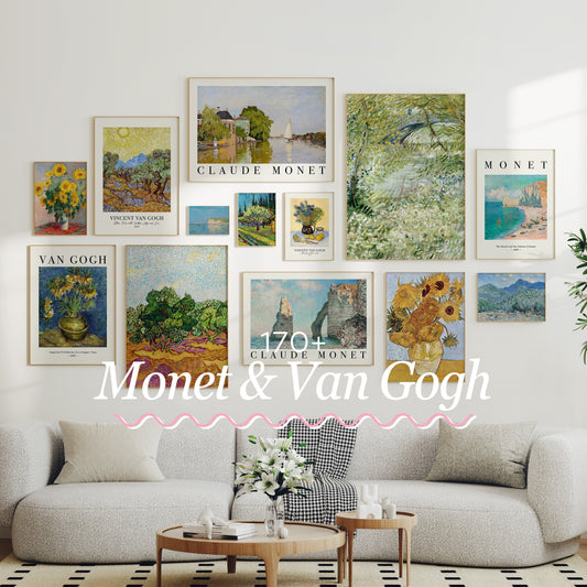 Claude Monet and Van Gogh bundle