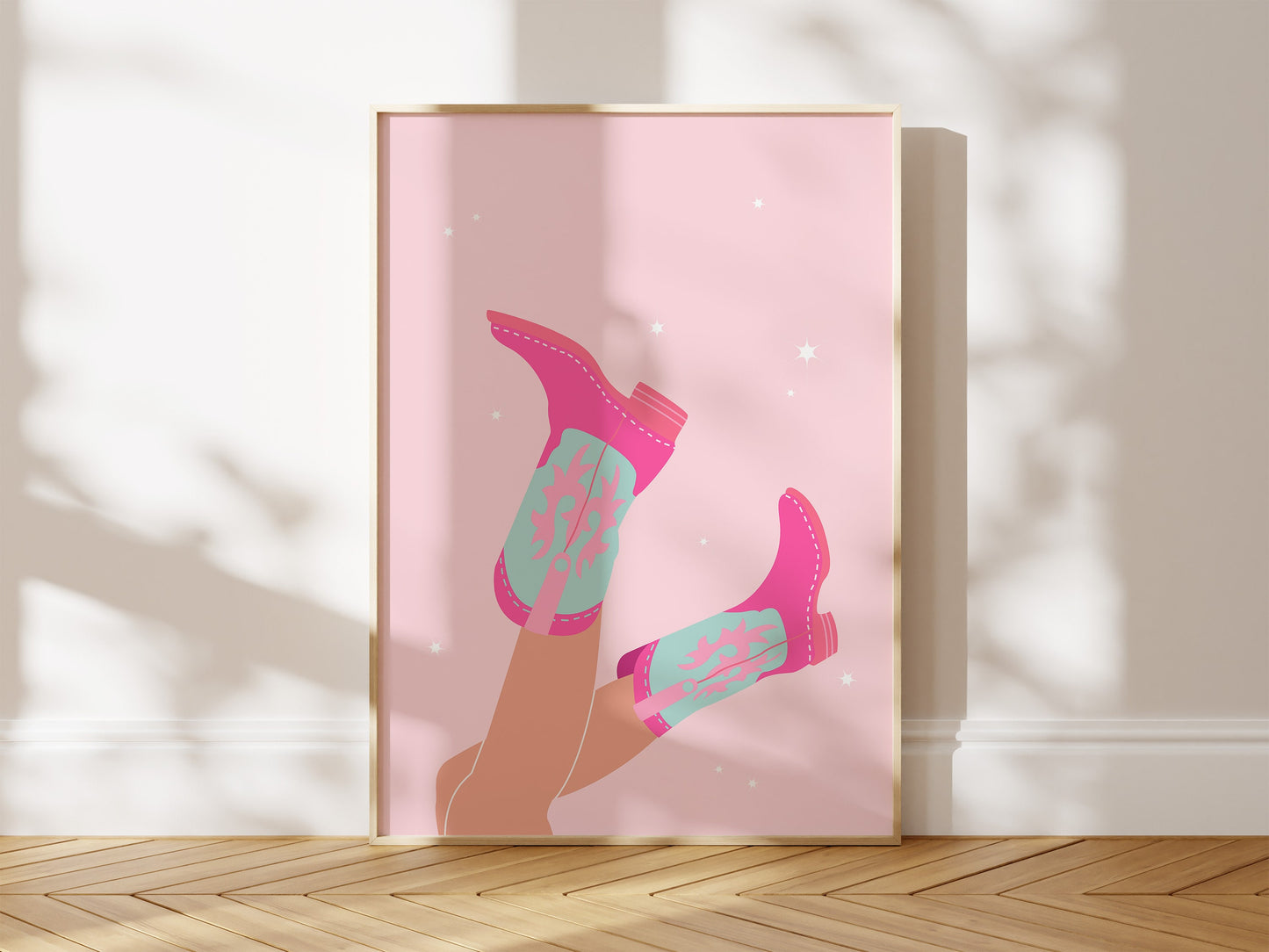 Disco Cowgirl Boots Set