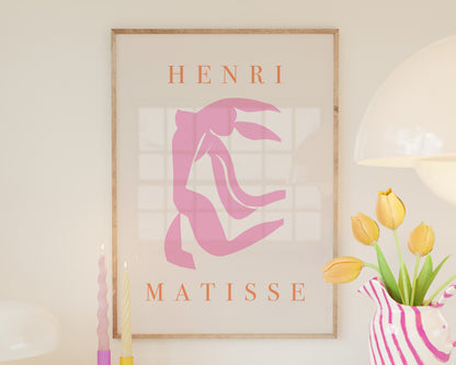Pink and Orange Wall Art Set
