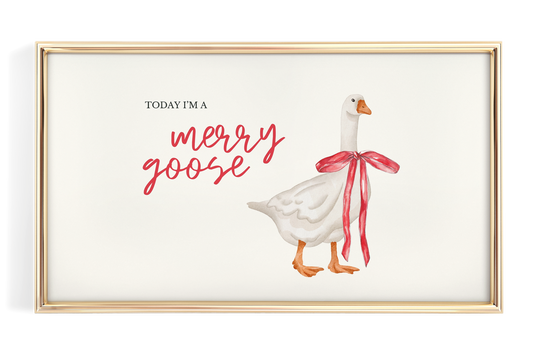 Today I'm a Merry Goose
