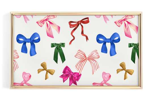 Colorful Coquette Christmas Bows