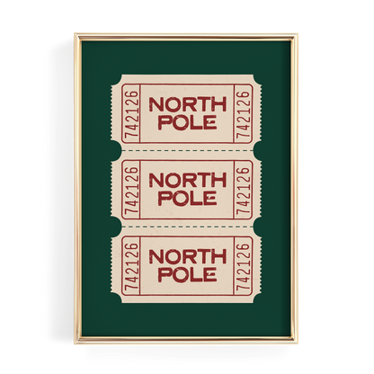 North Pole Ticket Stubs