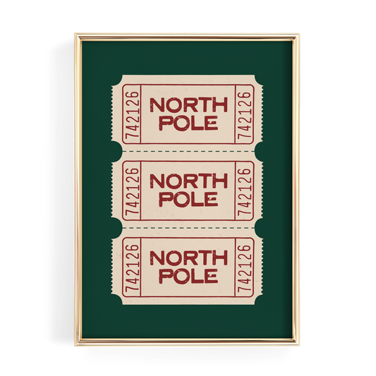 North Pole Ticket Stubs