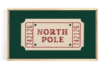 North Pole Ticket
