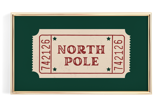North Pole Ticket