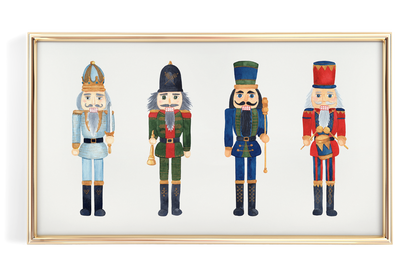 Watercolor Nutcrackers