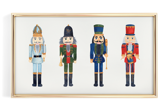 Watercolor Nutcrackers