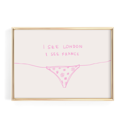 Pink I See London I See France Horizontal
