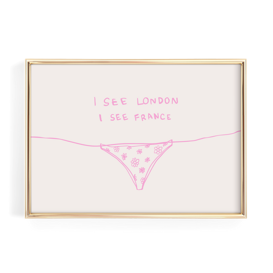 Pink I See London I See France Horizontal