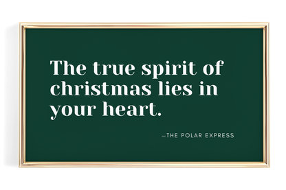 True Spirit of Christmas Quote