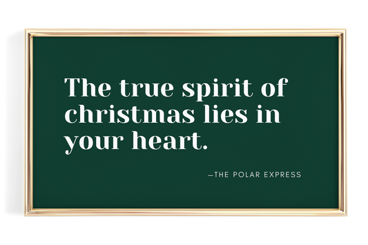 True Spirit of Christmas Quote