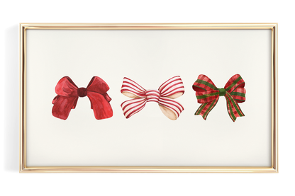 Red Coquette Bows