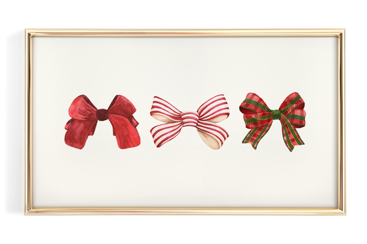 Red Coquette Bows