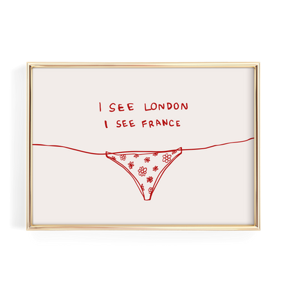 Red I See London I See France Horizontal