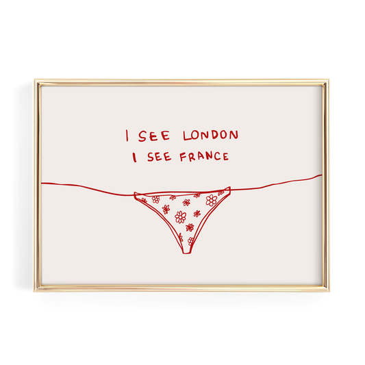 Red I See London I See France Horizontal