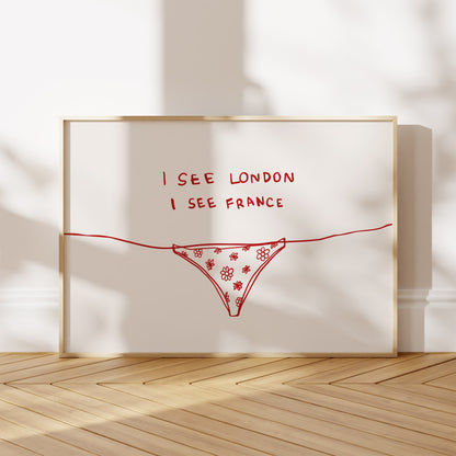 Red I See London I See France Horizontal